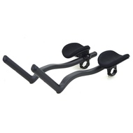 Carbon fiber mountain road bicycle round tube auxiliary rest handle,riding auxiliary handle,long - d