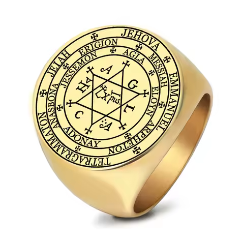 Grand Pentacle De Salomon The Grand Grimoire with The Great Clavicle of Solomon Amulet Talisman Jewe