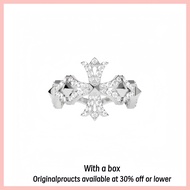 AP S925 Silver Jewelry with box Exquisite Gift A crucifix ring.
