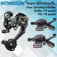 INTNERSON Acera Groupset Bike M390 RD 7/8 speed MTB combo M310 Altus shifter 8 speed MTB Road Bike
