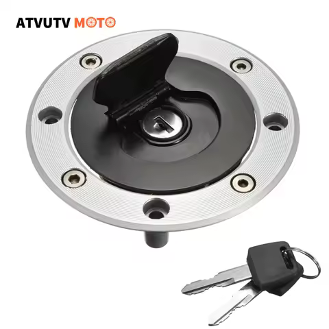 Motorcycle Locking Fuel Gas Tank Cap Cover With 2 Keys For Suzuki GSXR 600 700 GSXR1000 Katana 600 G