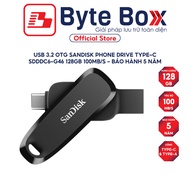 USB 3.2 OTG Sandisk Phone Drive Type-C SDDDC6-G46 32GB / 64GB / 128GB 100MB/s -