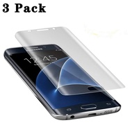 3-Pack Galaxy S7 Edge Screen Protector [Full 3D Coverage],LUOWAN [Anti-Bubble] [HD Ultra Clear] PET 