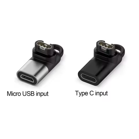 USB C Type C Female to 4pin Charge Converter for Garmin Fenix 5/5S/5X/6 Forerunner 45/45S/245/245M/9