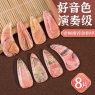 Guzheng Nails for Beginners tortoiseshell Grading 古筝指甲初学玳瑁考级专用演奏双面儿童义甲古筝指甲片312JYG