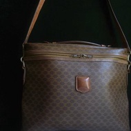 【老時光 OLD-TIME】早期二手老包義大利CELINE老花肩背包