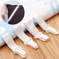 Bed Sheet Holder Straps, Adjustable Bed Sheet Fastener and 2 Way Mattress Cover Holder Fasteners wit