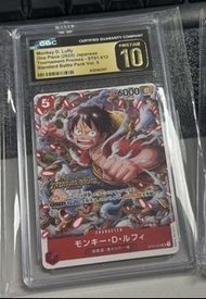 海賊王 魯夫 D.Luffy ST01-012 CGC 金10 鑑定卡