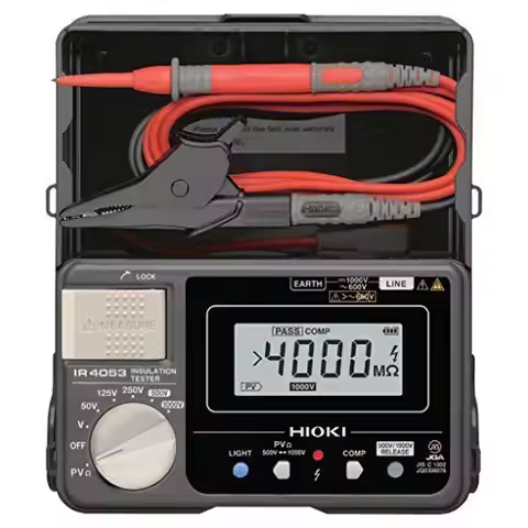 HIOKI Insulation Tester IR4053-10 IR4053 Digital for Photovoltaic Generation Systems Solar power 600