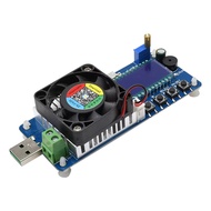USB Power Tester Battery Capacity Tester FX35 5A 35W Electronic Load Tester Adjustable Resistor LCD 