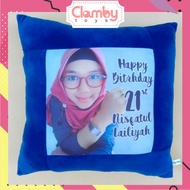 Custom photo pillow, custom print pillow, custom pillow, size 50cm x 50 cm