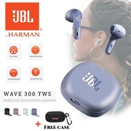 Original JBL Wave 300 TWS True Wireless Earbuds Bluetooth Earphones W300 Bass Sound Sports Earbud with Mic with Free cover