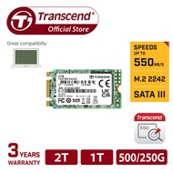Transcend MTS425S M.2 SSD 2242 3D NAND (250GB/500GB/1TB)