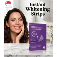 [SG Stock] Teeth Whitening Strips, Purple Tooth Whitening, Tooth Stain Treatment, Teeth Whitening Ki
