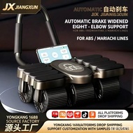 Six-Wheel Abdominal Wheel Elbow Support Abdominal Muscle Wheel Automatic Rebound Abdominal