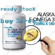 【BUY3FREE1】atomy Alaska E-omega 3 (550mg x 180capsules) idome Alaskan deep sea fish oil immune syste