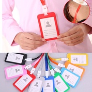 Durable Hard Plastic ID Card Badge Holder Employee Name Tag Waterproof ID Card Holder Name Tag Holde