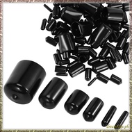 [S D K G] 156 Pieces of Vinyl Elastic End Cap Bolts Screws Rubber Thread Protection Safety Caps 9 Si