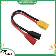 XT90 Female to Male Adapter Connector 20CM 1pcs Extension Cable 1 FT 10AWG for RC Lipo for Drones Ba