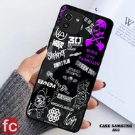 HP Glossy Case Samsung A03 [FR43] Asthetic Nasa Graffiti Shiny Phone Case A03 Silicone Phone Case Ph