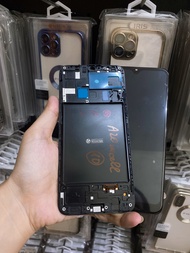 Màn Hình Samsung Galaxy A20 2019 / SM-A205F - Màn Hình Nguyên Bộ Linh Kiện Liền Khung Xương Màu Đen