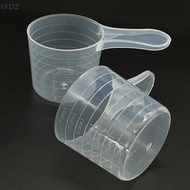 [XFD]  5PCS 70ML Plastic Measuring Cup With Scale Transparent Mixing Cup Measuring Jar Container Bea