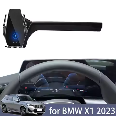 Car Phone Holder for BMW X1 IX1 2022 2023 2024 X2 IX2 Instrument Screen Bracket Magnetic New Energy 