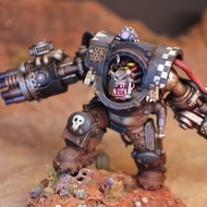 Warhammer Orc BOSS BOSS War Chess Board Game Painting DIY 3D Printing 40K White Model H9R0