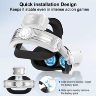 Head with Battery Meta/Oculus 2,Adjustable Elite Strap Replacement Accessories for Oculus/Meta Quest