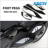 ABCIV X-MAX Foot Pegs For Yamaha XMAX 300 2023 2024 Motorcycle Plate Skidproof Pedal Plate Footrest Footpads LKIUY
