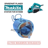 Sparepart Makita 1900 Stator For Mesin Planer Makita N1900B Rumah Armature Bantalan Serut Ketam Sugu Pasah Makita N 1900 B Field Assy Gulungan Angker Planner Kayu Makita N1900 B N 1900B