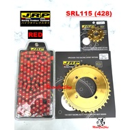 Rantai JRP (RED) Sprocket JRP (GOLD 428) Set Yamaha SRL115-Fi JRP Thailand
