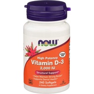 Now Foods Vitamin D3 2000IU 50mcg - 120 / 240 softgels