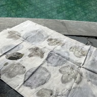 Kain Ecoprint 2Meter Abu Daun