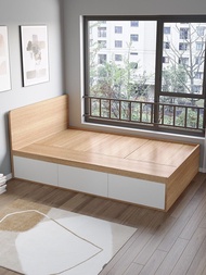榻榻米 儲物床 bed 尺寸可定制 （🚚送貨上門free delivery）組合床 抽屜床 高箱床 落地床 儲物床 地台櫃 雙人床 收納床 單人床 雙人床 榻榻米 床架 床褥 床架