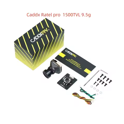 CADDX Ratel Pro 1500TVL FOVD NTSC/PAL CMOS FPV Starlight Night Vision Camera for FPV RC Drone 9.5g U