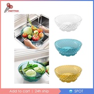 [Prettyia1] Dryer Basket Storage Container Handheld Kitchen Gadgets Salad Mixer Bowl Fruit Washer Dryer for Accessories Shop Foods Veggie