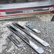 2024 Car Side Door Sill Strips For Mitsubishi Triton L200 Car Accessories Anti-scratch foot pedal Pr