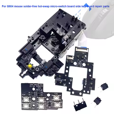 Compatible Solder-free Hot-swap Micro-switch Board for G604 Lightspeed Wireless Mouse Side Key Repla