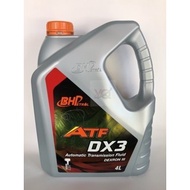 4 LITER BHP ATF DX3 AUTO TRANSMISSON OIL DX3, POWER STEERING OIL OFFER LORI BAS LORRY VAN 100% ORIGI