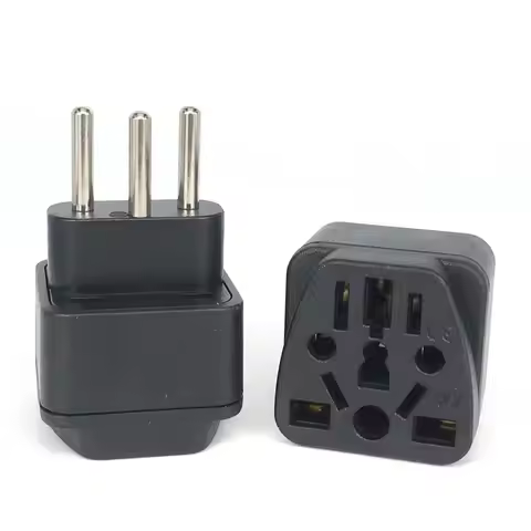 Universal 3pin Switzerland Conversion Plug Adapter UK/US/EU/AU To Switzerland Travel Plug Type J Swi