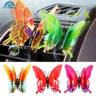OPENMALL Butterfly Car Air Freshener Air Conditioner Outlet Clip Car Perfume Diffuser Car-styling Na
