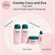 (Coco & Eve Combo)  Like a Virgin collection, shampoo, conditioner, hair elixir and hair mask, Hair 