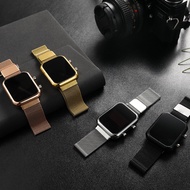 Jam Tangan Classic Simple Rose Gold LED Digital Wristwatch Unisex Business Casual Stainless Steel Square Dial Electronic Wrist Watch Couple Watches