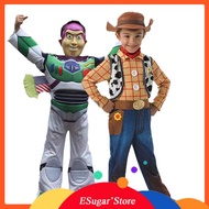 Toy Story Buzz Lightyear Woody Costume Jumpsuit Kids Halloween Carnival Party Cosplay Uniform Perfor