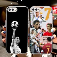 Soft Case for Realme C1 C2 OPPO A1K A3S A12E T43 CR7 Ronaldo football