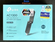 WIRELESS USB ADAPTER (ยูเอสบีไวไฟ) TP-LINK ARCHER-T4U DUAL BAND AC1300
