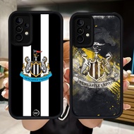 Q83 Newcastle-United soft Casing for Samsung A34 A55 A54 A36 A15 A35 S25 Ultra A16 A24 A05S A25 A56 