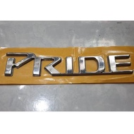 PRIDE EMBLEM WITH CAR RAISED LETTERS KIA