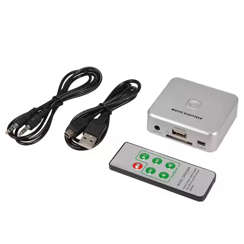 Usb Audio Capture Recorder Cassette Tapes To Mp3/Turntables To Mp3 Converter Adapter Box Music Digit